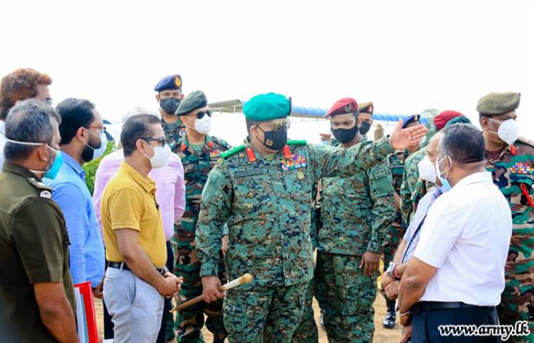  கொவிட் ஜனாஸாக்களை அடக்கும் செய்யும் இடத்தை பார்வையிட்டார் இராணுவ தளபதி