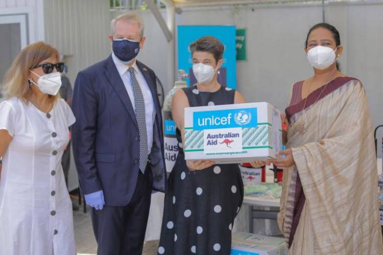 அவுஸ்திரேலியாவின் ஆதரவுடன் UNICEFஇனால்  இலங்கைக்கு ஒட்சிசன் செறிவூட்டிகள் அன்பளிப்பு 